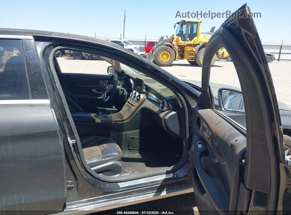 55SWF4KB1HU199019 2017 MERCEDES-BENZ C-CLASS Black Front interior view