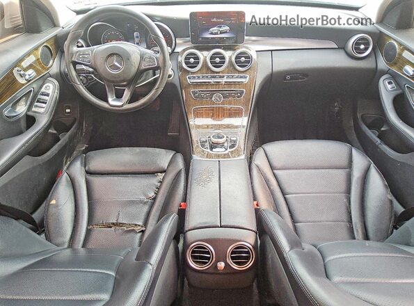 55SWF4KB1JU247740 2018 MERCEDES-BENZ C Silver Առջևի վահանակի տեսք