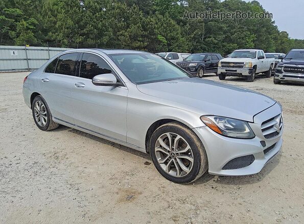 55SWF4KB1JU247740 2018 MERCEDES-BENZ C Silver Առջևի աջ