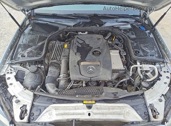 55SWF4KB1JU247740 2018 MERCEDES-BENZ C Silver Սալոնի հետևի տեսք