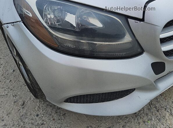 55SWF4KB1JU247740 2018 MERCEDES-BENZ C Silver 