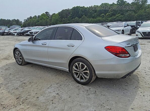 55SWF4KB1JU247740 2018 MERCEDES-BENZ C Silver Հետևի ձախ