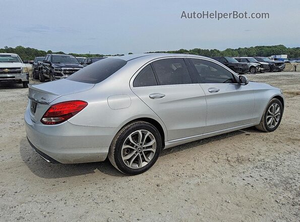 55SWF4KB1JU247740 2018 MERCEDES-BENZ C Silver Հետևի աջ