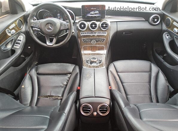 55SWF4KB1JU247740 2018 MERCEDES-BENZ C Silver 