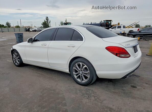 55SWF4KB2GU149406 2016 MERCEDES-BENZ C White უკანა მარცხენა