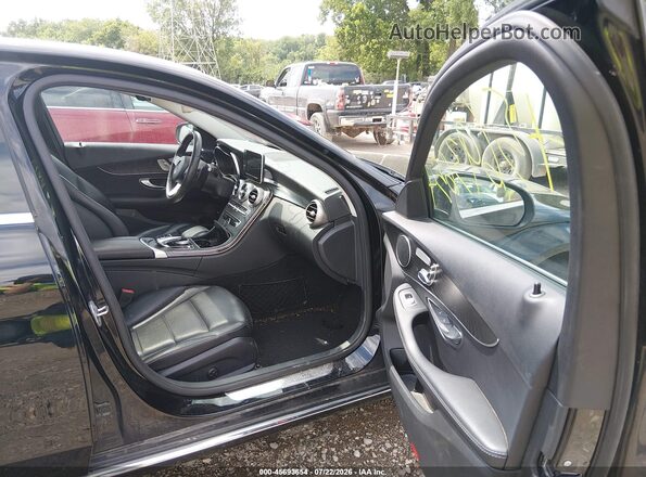 55SWF4KB2GU165654 2016 MERCEDES-BENZ C-CLASS Black Front interior view