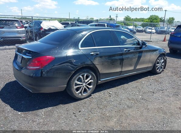 55SWF4KB2HU199529 2017 MERCEDES-BENZ C-CLASS Black Trasero derecho