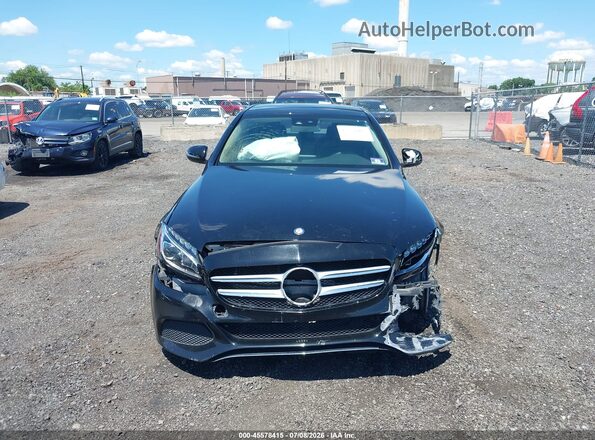 55SWF4KB2HU199529 2017 MERCEDES-BENZ C-CLASS Black Vista del cuadro de instrumentos