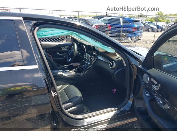 55SWF4KB2HU199529 2017 MERCEDES-BENZ C-CLASS Black Vista interior delantera