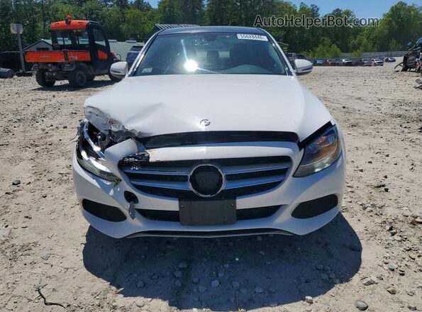 55SWF4KB2HU218516 2017 MERCEDES-BENZ C White Vista frontal