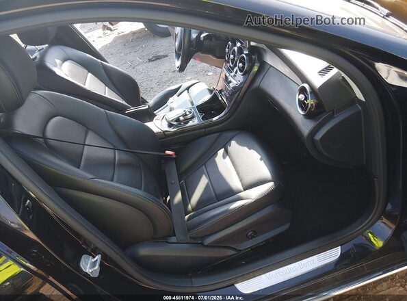 55SWF4KB3GU106970 2016 MERCEDES-BENZ C-CLASS Black Front interior view