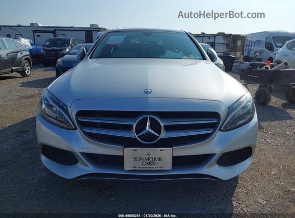55SWF4KB3GU109674 2016 MERCEDES-BENZ C-CLASS Silver Vista del cuadro de instrumentos