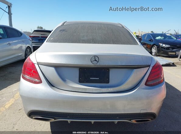 55SWF4KB3GU128743 2016 MERCEDES-BENZ C-CLASS Silver 