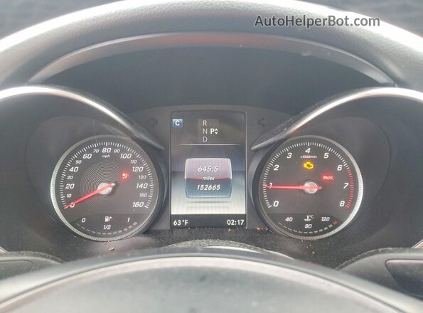55SWF4KB3GU164710 2016 MERCEDES-BENZ C Синий Вид щитка приборов