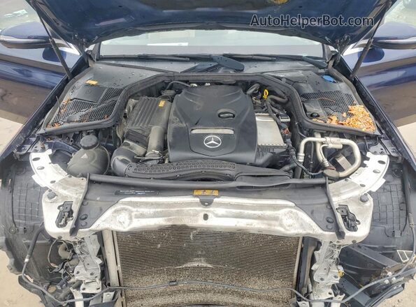 55SWF4KB3GU164710 2016 MERCEDES-BENZ C Синий Вид задней части салона