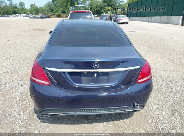 55SWF4KB3HU179189 2017 MERCEDES-BENZ C-CLASS Blue 