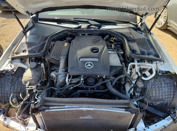 55SWF4KB3HU200283 2017 MERCEDES-BENZ C White Rear interior view