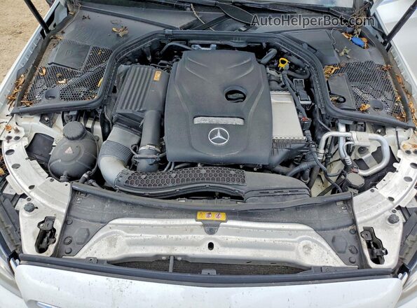 55SWF4KB3HU212319 2017 MERCEDES-BENZ C White უკანა სალონის ხედი