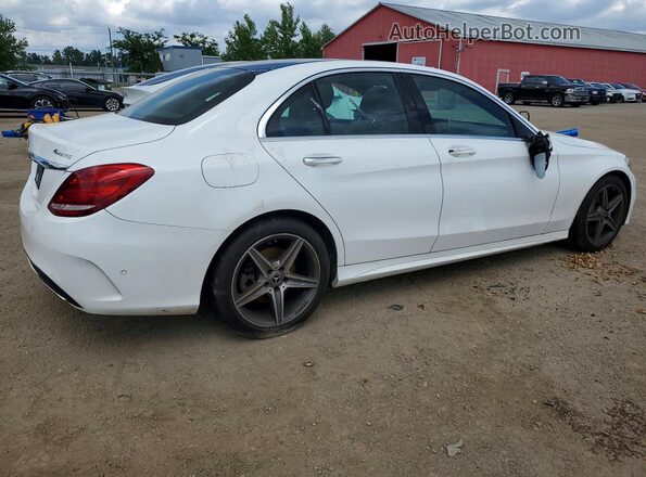 55SWF4KB3HU212319 2017 MERCEDES-BENZ C White უკანა მარჯვენა