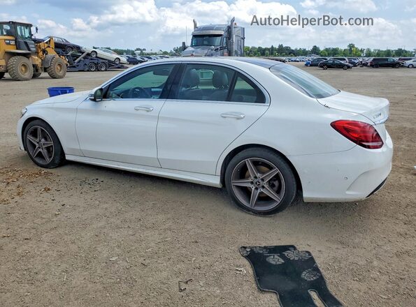 55SWF4KB3HU212319 2017 MERCEDES-BENZ C White უკანა მარცხენა