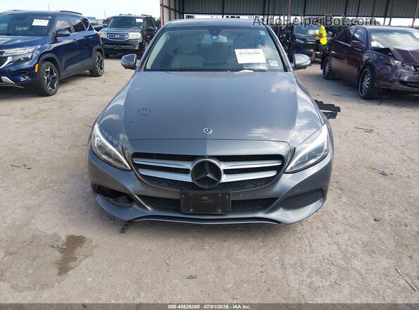 55SWF4KB3JU244144 2018 MERCEDES-BENZ C-CLASS Silver Widok zestawu wskaźników