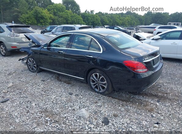 55SWF4KB3JU257718 2018 MERCEDES-BENZ C-CLASS Black Задня ліва чверть
