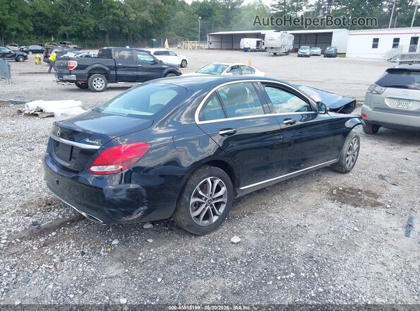 55SWF4KB3JU257718 2018 MERCEDES-BENZ C-CLASS Black Задня права чверть