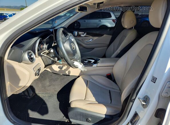 55SWF4KB4GU097633 2016 MERCEDES-BENZ C White Vista interior delantera