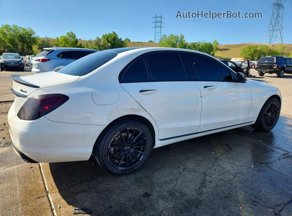 55SWF4KB4GU097633 2016 MERCEDES-BENZ C White Trasero derecho