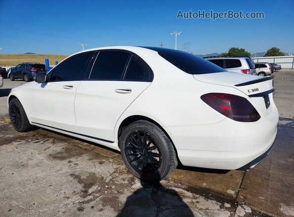 55SWF4KB4GU097633 2016 MERCEDES-BENZ C White Trasero izquierdo