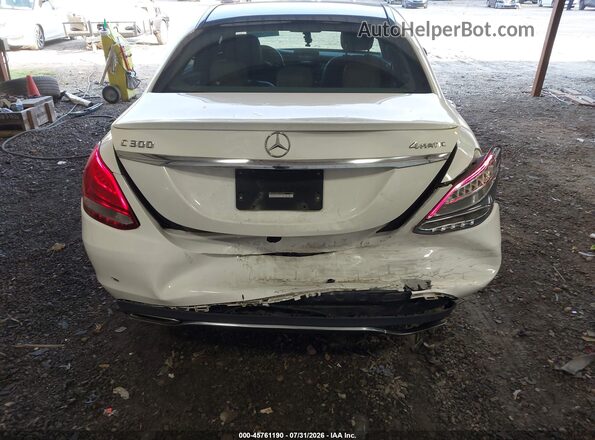55SWF4KB4GU103253 2016 MERCEDES-BENZ C-CLASS White წინა ხედი