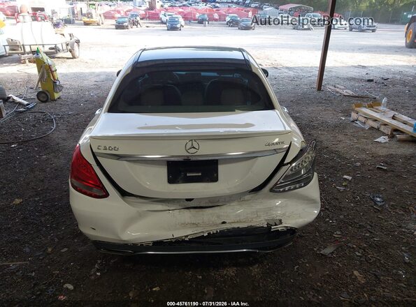 55SWF4KB4GU103253 2016 MERCEDES-BENZ C-CLASS White 