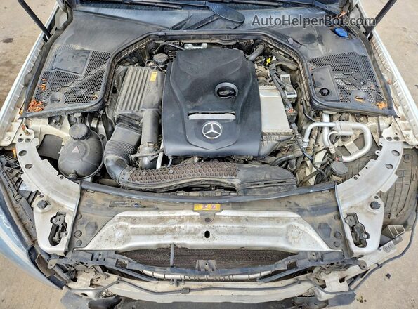 55SWF4KB4HU208084 2017 MERCEDES-BENZ C Белый Вид задней части салона