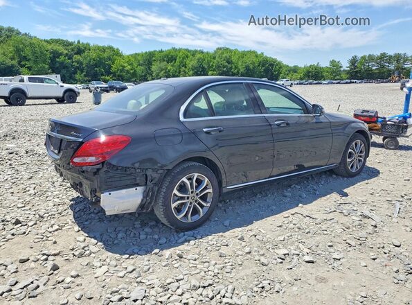 55SWF4KB4JU249563 2018 MERCEDES-BENZ C Black Rear right