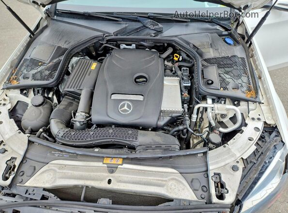 55SWF4KB4JU278917 2018 MERCEDES-BENZ C White Rear interior view
