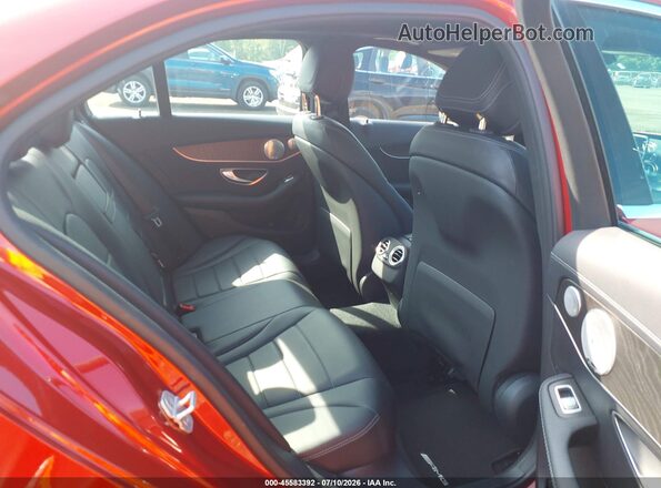 55SWF4KB5GU099679 2016 MERCEDES-BENZ C-CLASS Red VIN sticker view