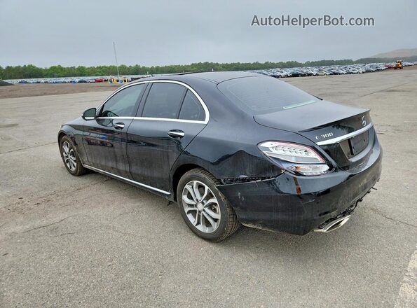55SWF4KB5GU106534 2016 MERCEDES-BENZ C Черный Задняя левая четверть