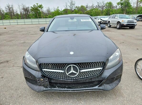 55SWF4KB5GU106534 2016 MERCEDES-BENZ C Черный Вид спереди