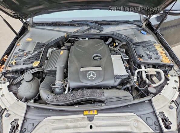 55SWF4KB5GU106534 2016 MERCEDES-BENZ C Черный Вид задней части салона