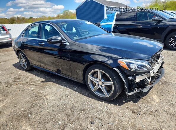 55SWF4KB5GU117114 2016 MERCEDES-BENZ C Black Առջևի աջ