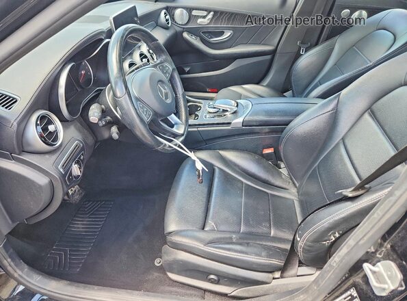 55SWF4KB5GU117114 2016 MERCEDES-BENZ C Black Սալոնի դիմացի տեսք