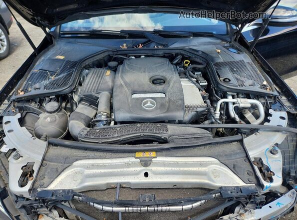 55SWF4KB5GU117114 2016 MERCEDES-BENZ C Black Սալոնի հետևի տեսք