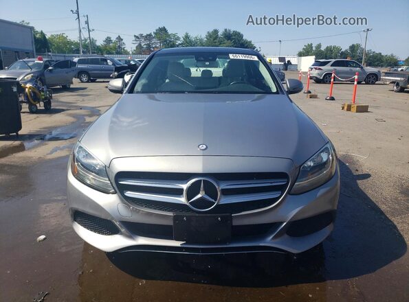 55SWF4KB5GU118215 2016 MERCEDES-BENZ C Серебряный Вид спереди