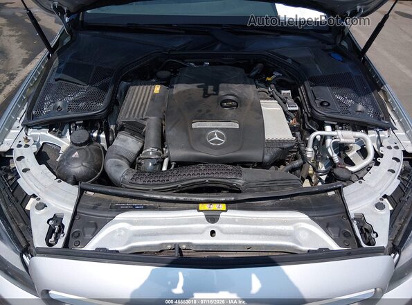55SWF4KB5HU181509 2017 MERCEDES-BENZ C-CLASS Серебряный Вид сзади