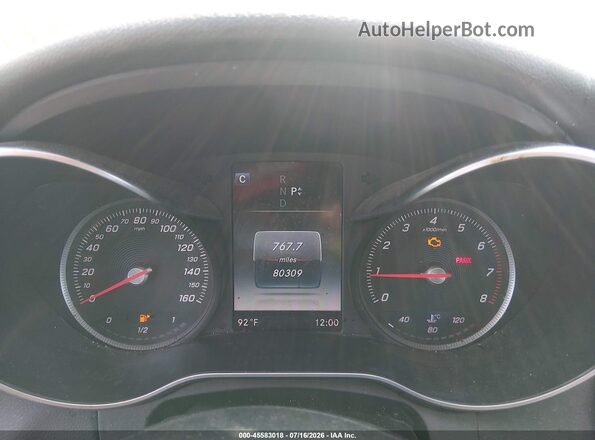 55SWF4KB5HU181509 2017 MERCEDES-BENZ C-CLASS Серебряный Вид задних сидений