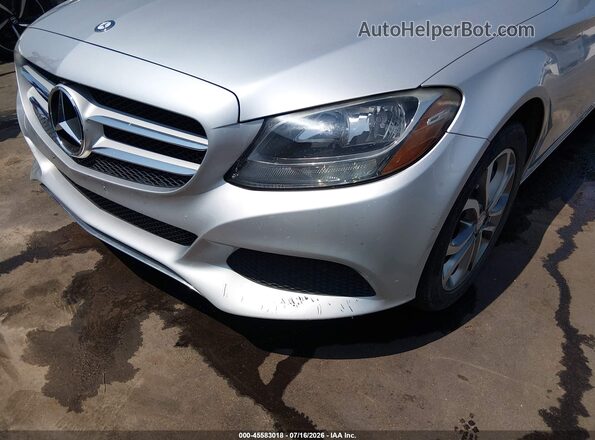 55SWF4KB5HU181509 2017 MERCEDES-BENZ C-CLASS Серебряный 