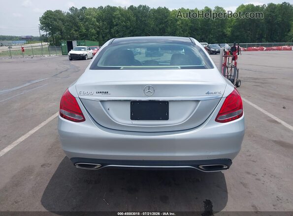 55SWF4KB5HU181509 2017 MERCEDES-BENZ C-CLASS Серебряный 