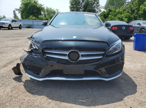 55SWF4KB5HU190033 2017 MERCEDES-BENZ C Black წინა ხედი