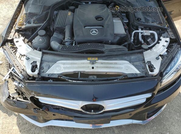 55SWF4KB5HU190033 2017 MERCEDES-BENZ C Black უკანა სალონის ხედი