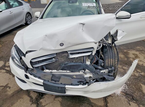 55SWF4KB5HU197015 2017 MERCEDES-BENZ C White Rear interior view